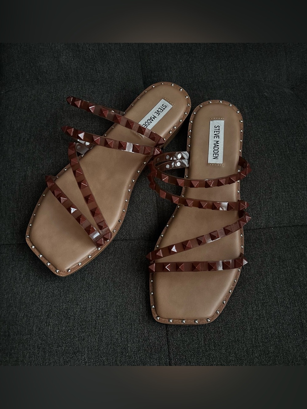 Steve Madden studded sandals size 8